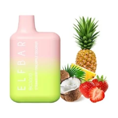 Одноразова Електронна Сигарета Elf Bar BC Strawberry Pineapple Coconut (Полуниця Ананас Кокос) (3000 Затяжок) купить
