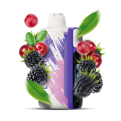 Одноразова Електронна Сигарета Elf Bar Ice King Blackberry Cranberry (Ожина Журавлина) (30000 Затяжок) купить