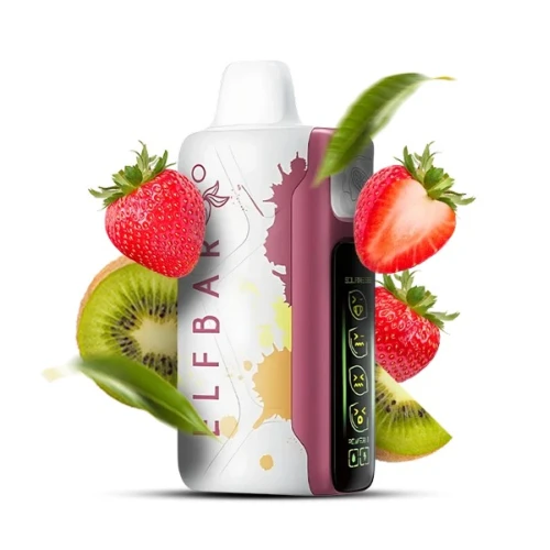 Одноразовая Электронная Сигарета Elf Bar Sour King Sour Strawberry Kiwi (Кислая Клубника Киви) (30000 Затяжек) купить