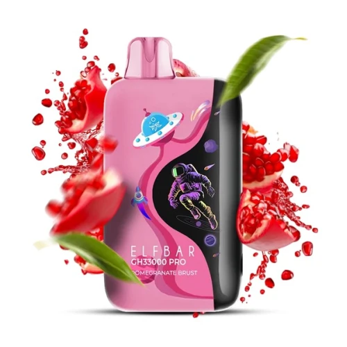 Одноразовая Электронная Сигарета Elf Bar GH Pro Pomegranate Brust (Гранат Бруст) (33000 Затяжек) купить