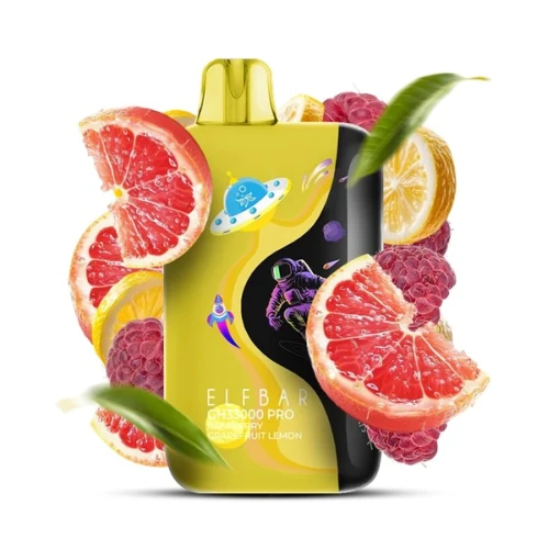 Одноразовая Электронная Сигарета Elf Bar GH Pro Raspberry Grapefruit Lemon (Малина Грейпфрут Лимон) (33000 Затяжек) купить
