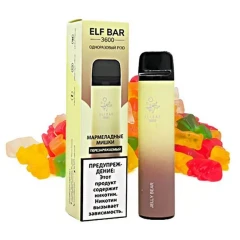 Одноразовая Электронная Сигарета Elf Bar Jelly Bear (Мармеладные Мишки) (3600 Затяжек) купить
