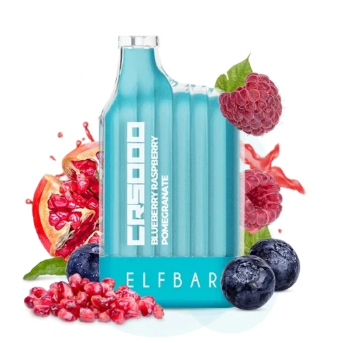 Одноразовая Электронная Сигарета Elf Bar CR Blueberry Raspberry Pomegranate (Черника Малина Гранат) (5000 Затяжек) купить