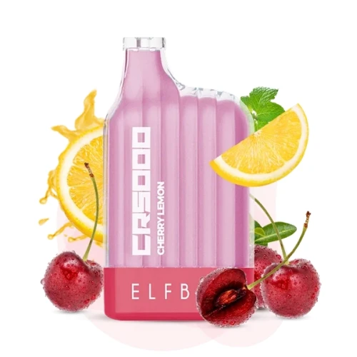 Одноразовая Электронная Сигарета Elf Bar CR Cherry Lemon (Вишня Лимон) (5000 Затяжек) купить