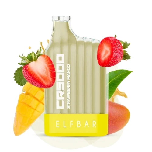 Одноразова Електронна Сигарета Elf Bar CR Srtrawberry Mango (Полуниця Манго) (5000 Затяжок) купить