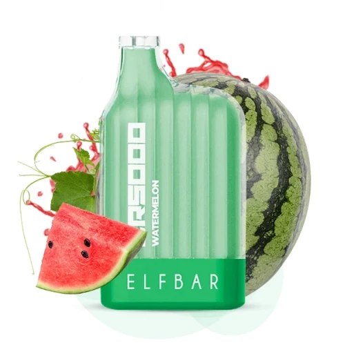 Одноразовая Электронная Сигарета Elf Bar CR Watermelon (Арбуз) (5000 Затяжек) купить