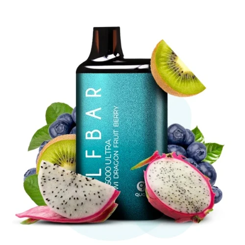 Одноразова Електронна Сигарета Elf Bar Ultra Kiwi Dragon Fruit Berry (Ківі Драконів Фрукт Ягоди) (5000 Затяжок) купить
