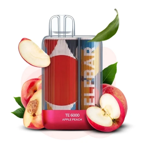 Одноразовая Электронная Сигарета Elf Bar TE Apple Peach (Яблоко Персик) (6000 Затяжек) купить