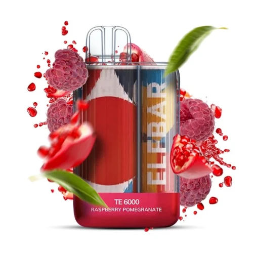Одноразовая Электронная Сигарета Elf Bar TE Raspberry Pomegranate (Малина Гранат) (6000 Затяжек) купить