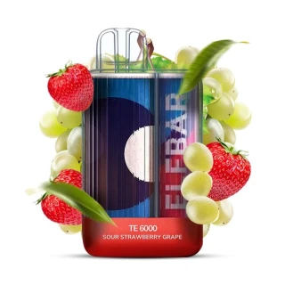 Одноразовая Электронная Сигарета Elf Bar TE Sour Strawberry Grape (Кислая Клубника Виноград) (6000 Затяжек)