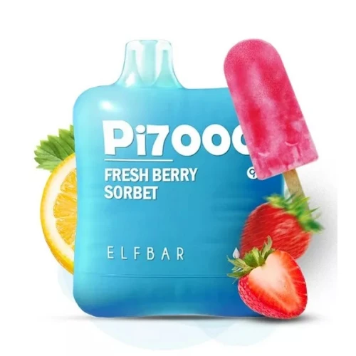 Одноразова Електронна Сигарета Elf Bar PI Fresh Berry Sorbet (Ягідний Сорбет) (7000 Затяжок) купить