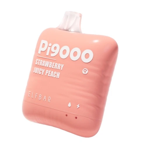 Одноразова Електронна Сигарета Elf Bar PI Strawberry Juicy Peach (Полуниця Соковитий Персик) (9000 Затяжок) купить