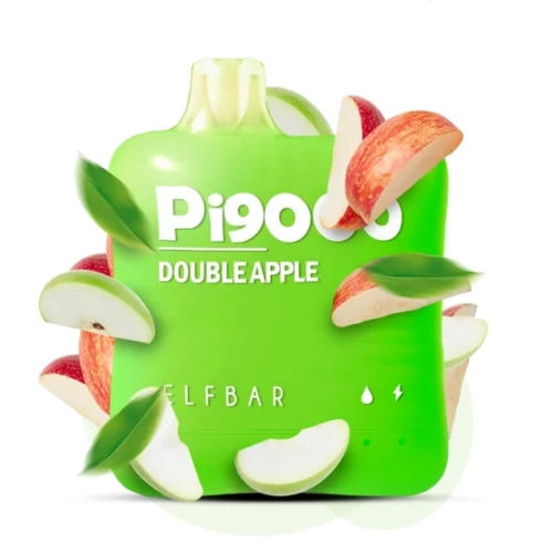 Одноразова Електронна Сигарета Elf Bar PI Double Apple (Подвійне Яблуко) (9000 Затяжок) купить