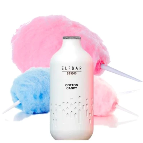Одноразова Електронна Сигарета Elf Bar BB Cotton Candy (Цукрова Вата) (3500 Затяжок) купить