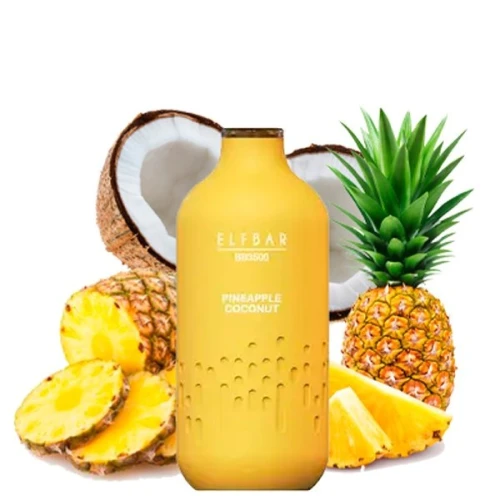 Одноразова Електронна Сигарета Elf Bar BB Pineapple Coconut (Ананас Кокос) (3500 Затяжок) купить