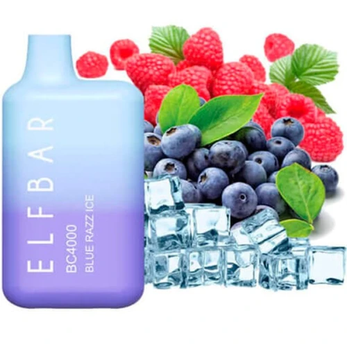Одноразова Електронна Сигарета Elf Bar BC Blue Razz Ice (Блакитна Малина Лід) (4000 Затяжок) купить