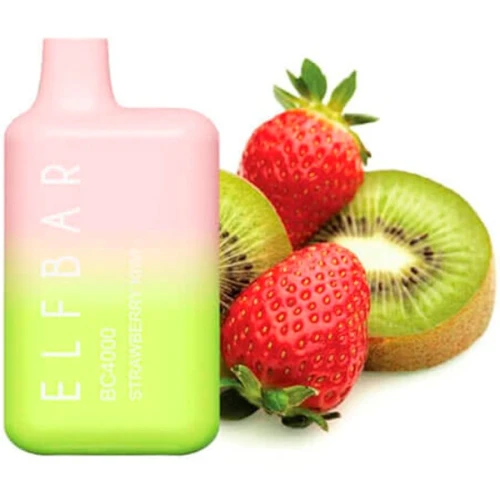 Одноразова Електронна Сигарета Elf Bar BC Strawberry Kiwi (Полуниця Ківі) (4000 Затяжок) купить