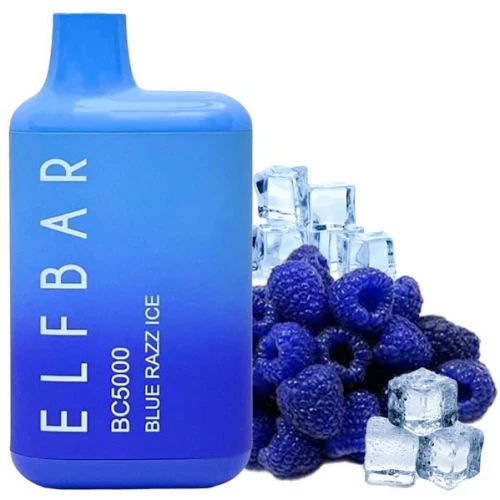 Одноразова Електронна Сигарета Elf Bar BC Blue Razz Ice (Блу Разз Лід) (5000 Затяжок) купить
