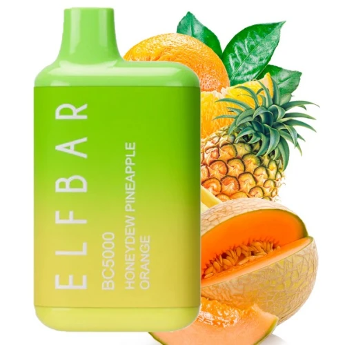Одноразовая Электронная Сигарета Elf Bar BC Honeydew Pineapple Orange (Медовая Дыня Ананас Апельсин) (5000 Затяжек) купить