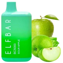 Одноразова Електронна Сигарета Elf Bar BC Sour Apple (Кисле Яблуко) (5000 Затяжок) купить