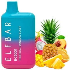 Одноразова Електронна Сигарета Elf Bar BC Tropical Rainbow Blast (Тропікал Раїнбоу Бласт) (5000 Затяжок) купить