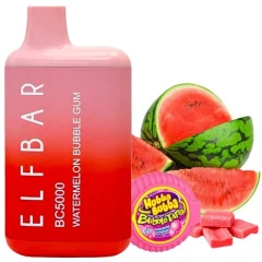Одноразова Електронна Сигарета Elf Bar BC Watermellon Bubble Gum (Кавун Баббл Гам) (5000 Затяжок) купить