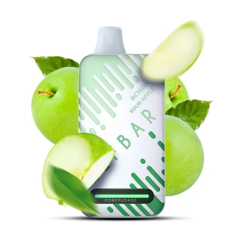 Одноразовая Электронная Сигарета Elf Bar BC Sour Apple (Кислое Яблоко) (15000 Затяжек) купить