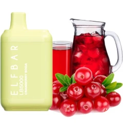 Одноразова Електронна Сигарета Elf Bar LB Cranberry Soda (Журавлинна Газування) (5000 Затяжок) купить