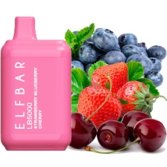 Одноразова Електронна Сигарета Elf Bar LB Strawberry Blueberry Cherry (Полуниця Чорниця Вишня) (5000 Затяжок) купить