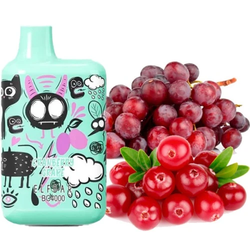 Одноразовая Электронная Сигарета Elf Bar BC Cranberry Grape (Виноград Клюква) (4000 Затяжек) (Limited Edition) купить