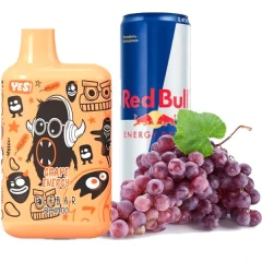 Одноразовая Электронная Сигарета Elf Bar BC Grape Energy (Виноградный Энергетик) (4000 Затяжек) (Limited Edition) купить