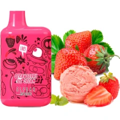 Одноразовая Электронная Сигарета Elf Bar BC Strawberry Ice Cream (Клубничное Мороженое) (4000 Затяжек) (Limited Edition) купить