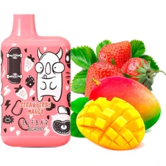 Одноразовая Электронная Сигарета Elf Bar BC Strawberry Mango (Клубника Манго) (4000 Затяжек) (Limited Edition) купить