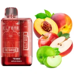 Одноразова Електронна Сигарета Elf Bar TE Apple Peach (Яблуко Персик) (5000 Затяжок) купить