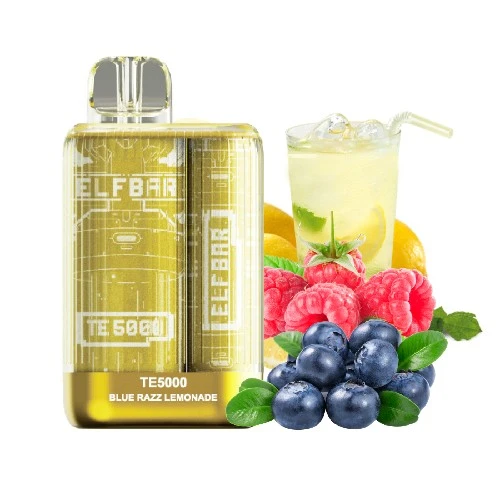 Одноразовая Электронная Сигарета Elf Bar TE Blue Razz Lemonade (Голубая Малина Лимонад) (5000 Затяжек) купить