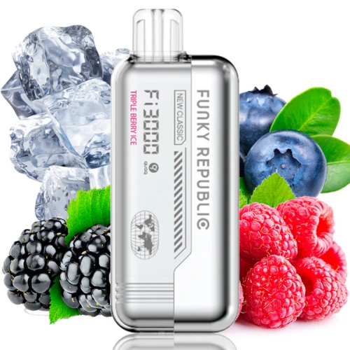 Одноразова Електронна Сигарета Funky Republic FI3000 Triple Berry Ice (Потрійна Ягода Лід) (3000 Затяжок) купить
