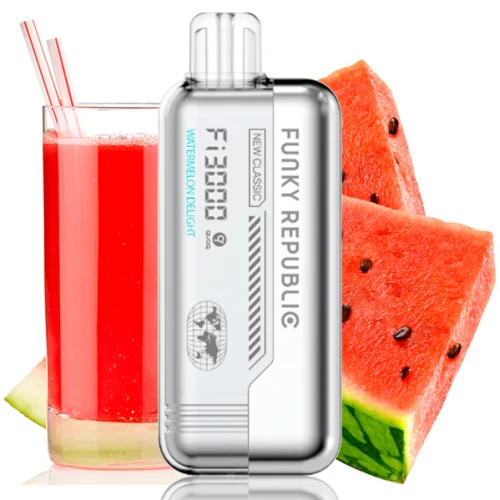 Одноразова Електронна Сигарета Funky Republic FI3000 Watermelon Delight (Кавун Делайт) (3000 Затяжок) купить