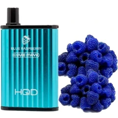 Одноразова Електронна Сигарета HQD Cuvie Maya Blue Raspberry (Блу Малина) (6000 Затяжок) купить