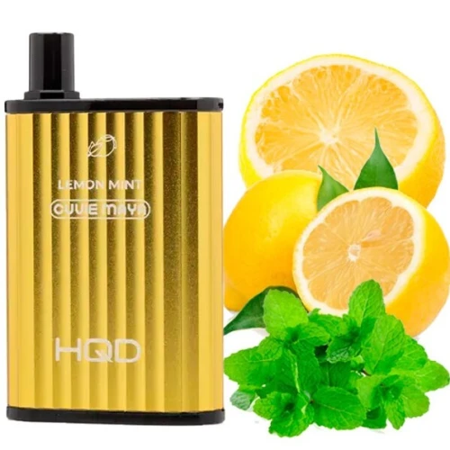 Одноразова Електронна Сигарета HQD Cuvie Maya Lemon Mint (Лимон М'ята) (6000 Затяжок) купить