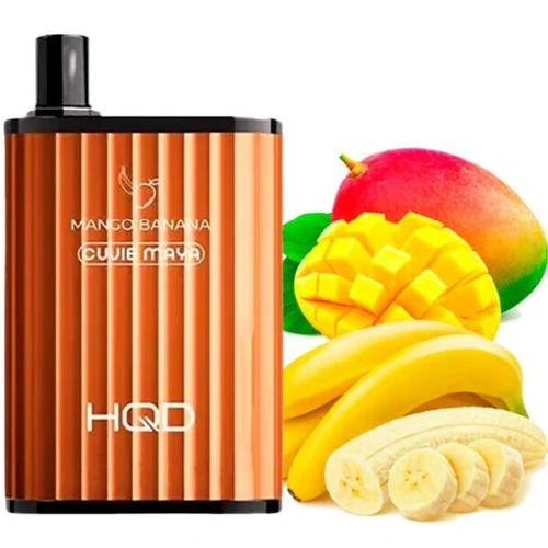Одноразовая Электронная Сигарета HQD Cuvie Maya Mango Banana (Манго Банан) (6000 Затяжек) купить