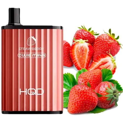 Одноразовая Электронная Сигарета HQD Cuvie Maya Strawberry (Клубника) (6000 Затяжек) купить