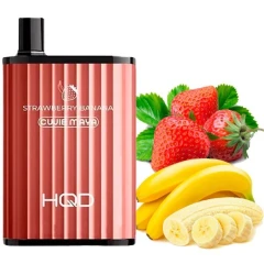 Одноразова Електронна Сигарета HQD Cuvie Maya Strawberry Banana (Полуниця Банан) (6000 Затяжок) купить