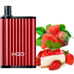 Одноразова Електронна Сигарета HQD Cuvie Maya Strawberry Custard (Полуниця Кастард) (6000 Затяжок) купить