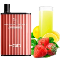 Одноразова Електронна Сигарета HQD Cuvie Maya Strawberry Lemonade (Полуниця Лимонад) (6000 Затяжок) купить