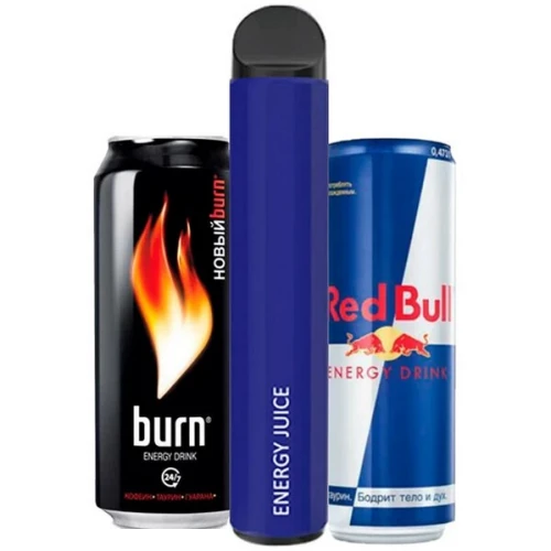 Одноразовая Электронная Сигарета Hugo Vapor Energy Juice (Энергетик) (1500 Затяжек) купить