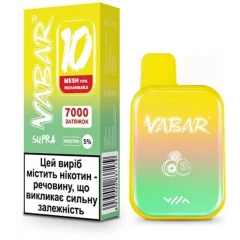 Одноразова Електронна Сигарета Joyh Vabar Supra Kiwi Passion Fruit Guava (Ківі Маракуя Гуава) (7000 Затяжок) купить
