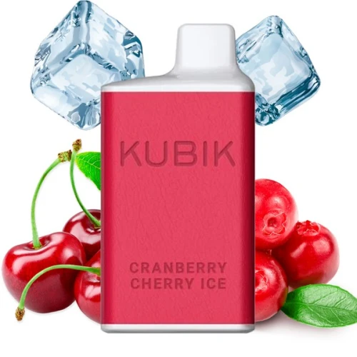 Одноразовая Электронная Сигарета Kubik Max Cranberry Cherry Ice (Клюква Вишня Лёд) (6000 Затяжек) купить