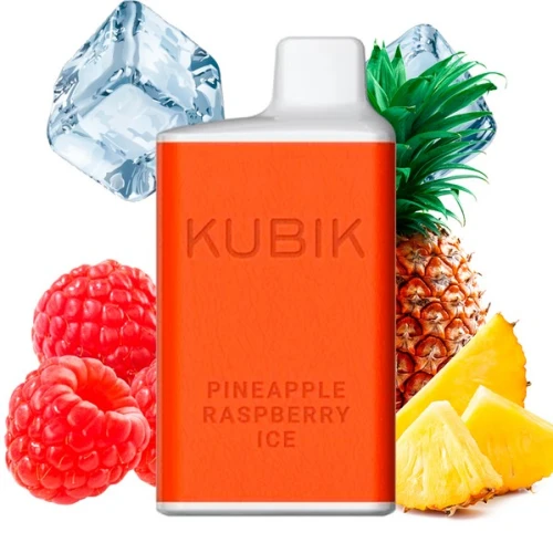 Одноразова Електронна Сигарета Kubik Max Pineapple Raspberry Ice (Ананас Маліна Лід) (6000 Затяжок) купить