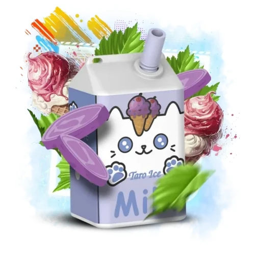 Одноразова Електронна Сигарета Lavie Milk Taro Ice (Таро Лід) (7000 Затяжок) купить