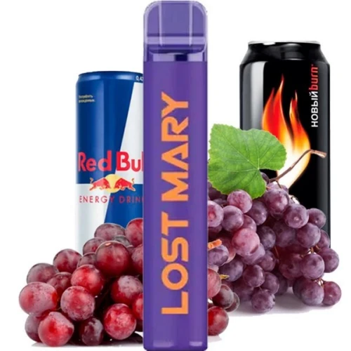 Одноразовая Электронная Сигарета Lost Mary CM Grape Energy (Виноград Энергетик) (1500 Затяжек) купить